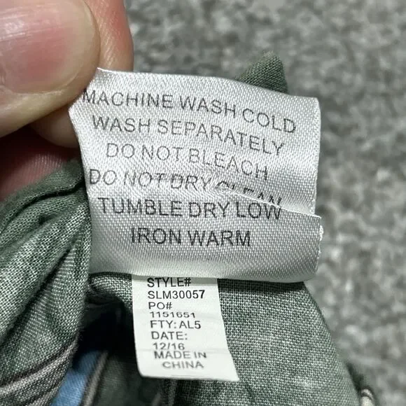 Salt Life Men's Button Down Live Salty Hawaii Shirt Shirt Sleeve Size Large - Picture 10 of 15